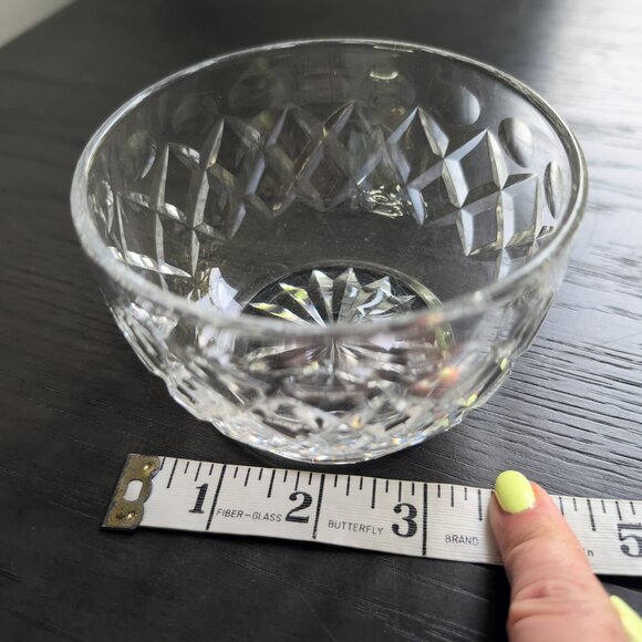 Vintage Waterford Crystal Lismore Mini Creamer and Sugar Bowl Set Cut Glass - Picture 5 of 13